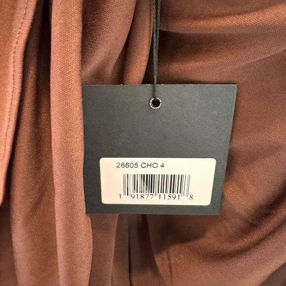 SATIN FLOWY CAPE SLEEVE MINI DRESS - Picture 8 of 10